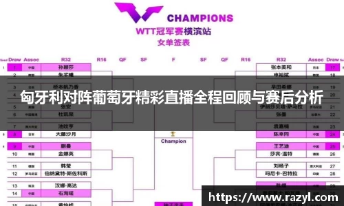 匈牙利对阵葡萄牙精彩直播全程回顾与赛后分析